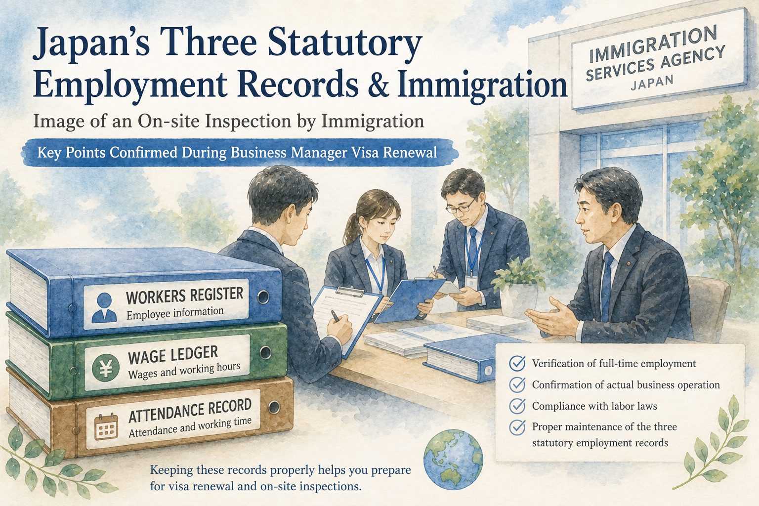 Business Manager Visa Renewal: Three Required Employment Records